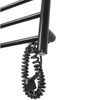 Полотенцесушитель электрический Domoterm Аврора DMT 109-6 40х60 EK R чёрный